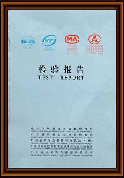 漆強檢驗報告